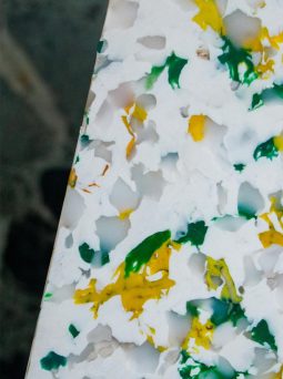 Recycled plastic surfacing