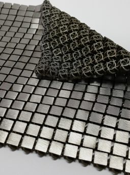 3D-printed metal fabric