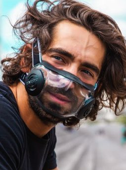 Glass Covid-19 mask