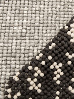 Beaded clay textile