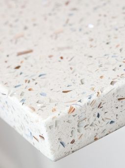 Recycled glass surface