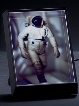 Holographic glass display