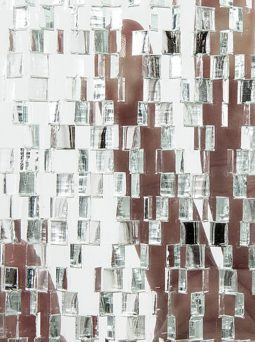 Faceted glass panels
