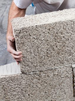 Hemp concrete