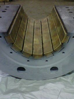 Lignum Vitae turbine bearing