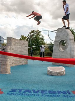 3D-printed parkour playground